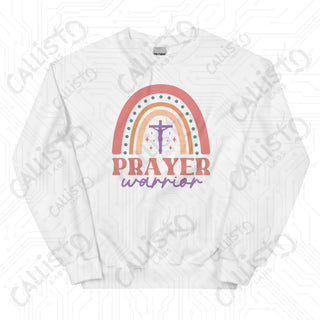 Women’s Livin on a Prayer Sweatshirt - White / S