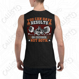 Men's Results or Excuses Muscle Shirt