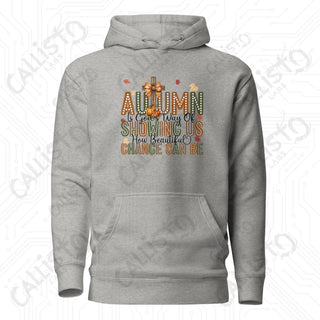 Women’s Autumn is God’s Way of Showing Us How Beautiful Change Can Be Hoodie - Carbon Grey / S