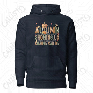 Women’s Autumn is God’s Way of Showing Us How Beautiful Change Can Be Hoodie - Navy Blazer / S