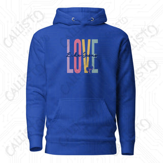 Women’s Love Like Jesus Hoodie - Team Royal / S