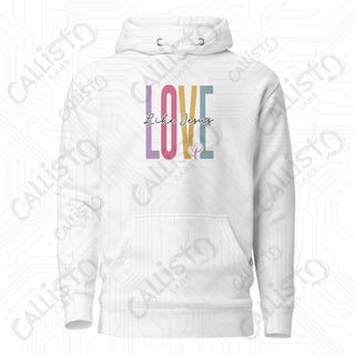 Women’s Love Like Jesus Hoodie - White / S