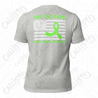 Men's Fight the Stigma Mental Health Awareness T-shirt