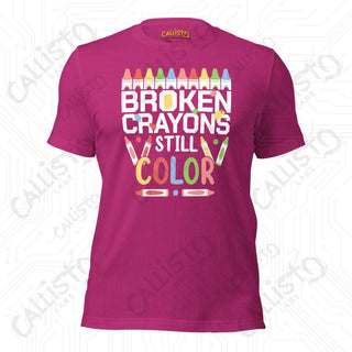 Men's Broken Crayons Still Color Mental Health T-shirt