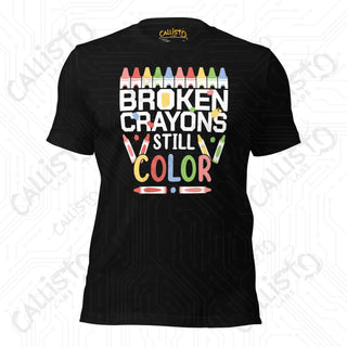 Men's Broken Crayons Still Color Mental Health T-shirt