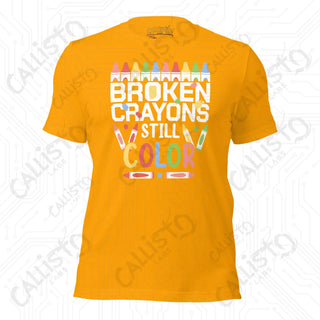 Men's Broken Crayons Still Color Mental Health T-shirt