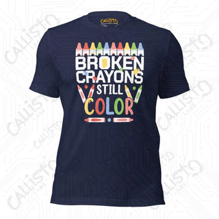 Men's Broken Crayons Still Color Mental Health T-shirt