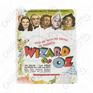 Wizard of Oz Velveteen Plush Blanket - Cozy and Whimsical Home Décor Accent - 50’ × 60’