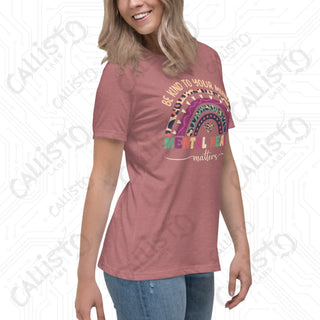 Women’s Be Kind to Your Mind Mental Health Relaxed T-Shirt