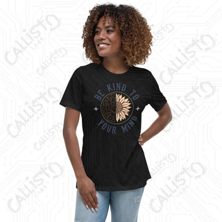 Women’s Be Kind to Your Mind Relaxed T-Shirt - Black / S