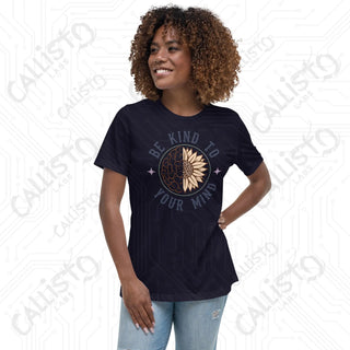 Women’s Be Kind to Your Mind Relaxed T-Shirt - Navy / S