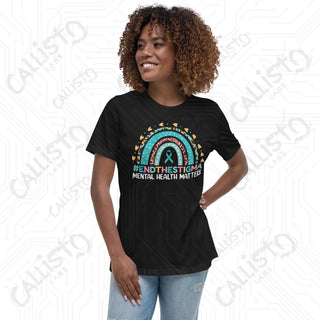 Women’s End the Stigma Mental Health Relaxed T-Shirt - Black / S