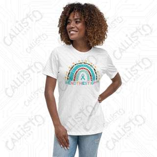 Women’s End the Stigma Mental Health Relaxed T-Shirt - White / S