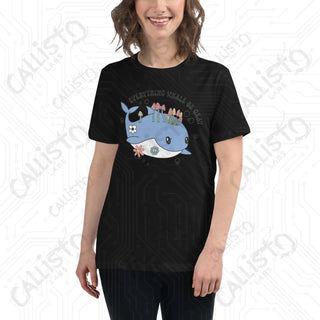 Women’s Everything Whale Be OK Relaxed T-Shirt - Black / S