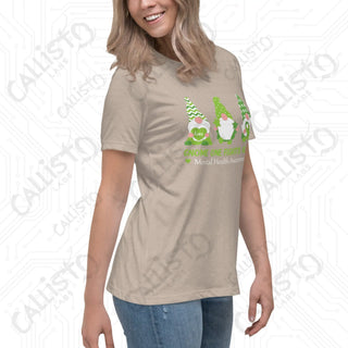 Women’s Gnome One Fights Alone Mental Health Relaxed T-Shirt