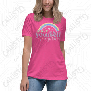 Women’s Make Yourself a Priority Relaxed T-Shirt - Berry / S