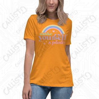 Women’s Make Yourself a Priority Relaxed T-Shirt - Heather Marmalade / S