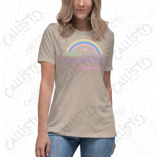 Women’s Make Yourself a Priority Relaxed T-Shirt - Heather Stone / S