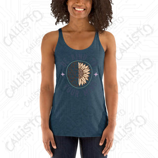 Women’s Be Kind to Your Mind Racerback Tank - Indigo / XS