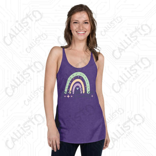 Women’s Your Feelings Are Valid Racerback Tank - Purple Rush / XS