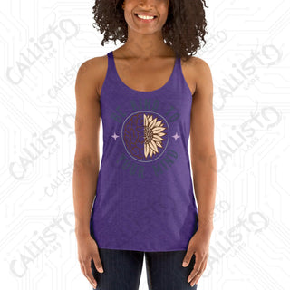 Women’s Be Kind to Your Mind Racerback Tank - Purple Rush / XS