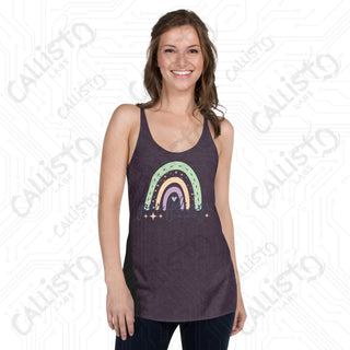 Women’s Your Feelings Are Valid Racerback Tank - Vintage Purple / XS