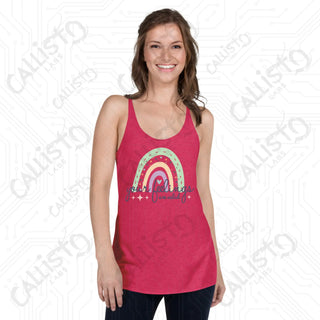 Women’s Your Feelings Are Valid Racerback Tank - Vintage Shocking Pink / XS