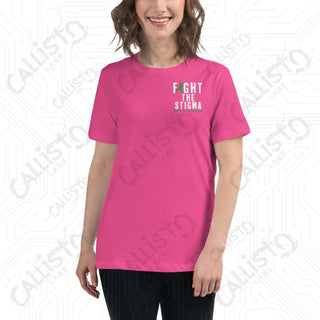 Women's Fight the Stigma Mental Health Awareness Relaxed T-Shirt