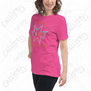 Women's Overcoming Anxiety Superpower Mental Health Relaxed T-Shirt