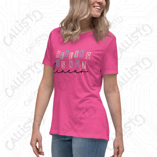 Women's Healing is Not Linear Relaxed T-Shirt