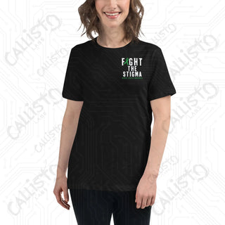 Women's Fight the Stigma Mental Health Awareness Relaxed T-Shirt