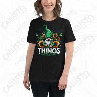 Women's Enjoy The Little Things Gnome Relaxed T-Shirt