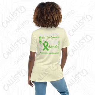 Women's Fight The Stigma Mental Health Awareness Relaxed T-Shirt