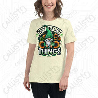 Women's Enjoy The Little Things Gnome Relaxed T-Shirt