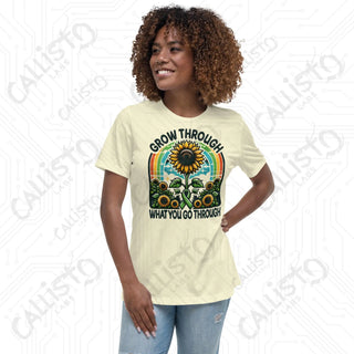 Women's Grow Through What You Go Through Relaxed T-Shirt