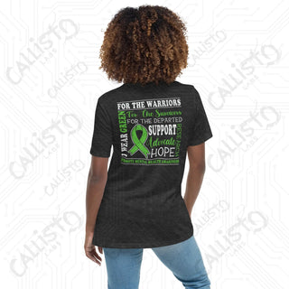 Women's Fight The Stigma Mental Health Awareness Relaxed T-Shirt