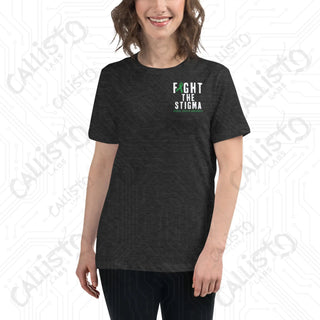 Women's Fight the Stigma Mental Health Awareness Relaxed T-Shirt