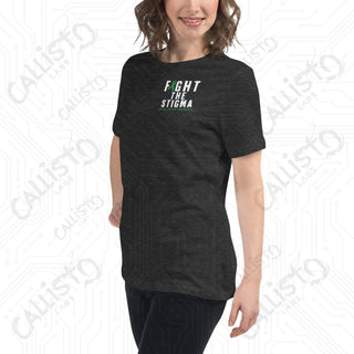 Women's Fight the Stigma Mental Health Awareness Relaxed T-Shirt