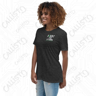 Women's Fight The Stigma Mental Health Awareness Relaxed T-Shirt