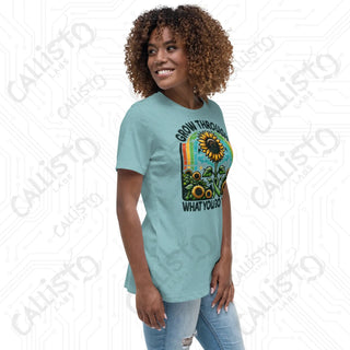 Women's Grow Through What You Go Through Relaxed T-Shirt