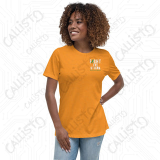 Women's Fight The Stigma Mental Health Awareness Relaxed T-Shirt