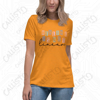 Women's Healing is Not Linear Relaxed T-Shirt