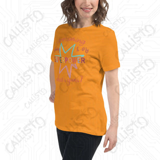 Women's Overcoming Anxiety Superpower Mental Health Relaxed T-Shirt