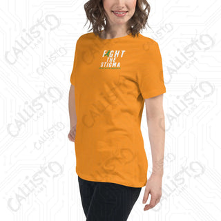 Women's Fight the Stigma Mental Health Awareness Relaxed T-Shirt