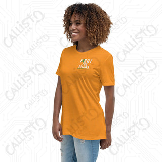 Women's Fight The Stigma Mental Health Awareness Relaxed T-Shirt