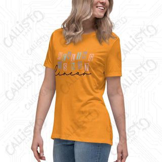 Women's Healing is Not Linear Relaxed T-Shirt