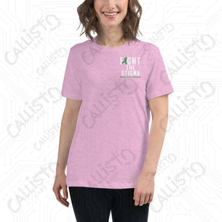 Women's Fight the Stigma Mental Health Awareness Relaxed T-Shirt