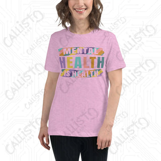 Women’s Mental Health is Health Relaxed T-Shirt - Heather Prism Lilac / S