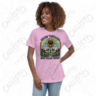 Women's Grow Through What You Go Through Relaxed T-Shirt