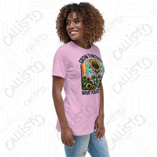 Women's Grow Through What You Go Through Relaxed T-Shirt